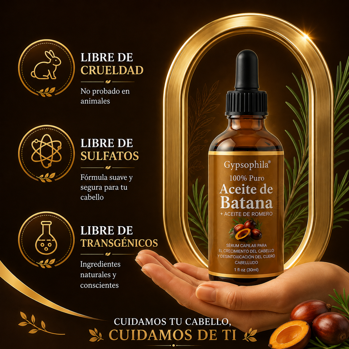 Aceite De Batana© - Regenerador para el crecimiento del cabello