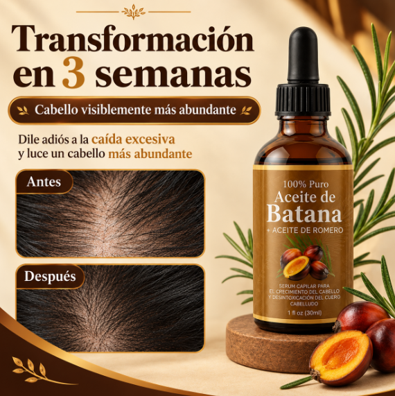 Aceite De Batana© - Regenerador para el crecimiento del cabello