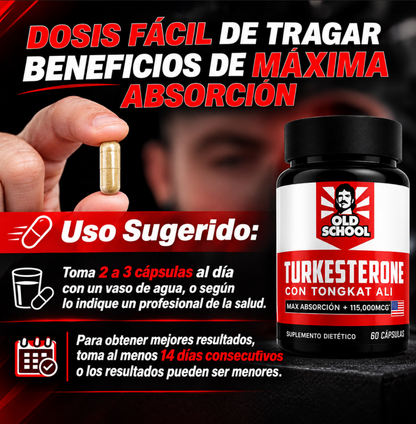 Turkesterona en capsulas para la testosterona